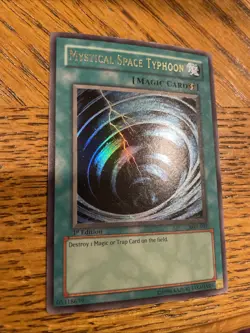 Mystical Space Typhoon MRL-047 Magic Ruler 1st Edition MP LP YuGiOh - Image 2