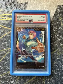 One Piece CCG Koby Top 8 (JP) OP02-098 Official Event Prize Card PSA 10 Gem Mint - Image 1