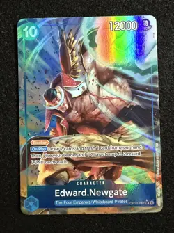 Edward Newgate Alternate Alt Art SR OP13-042 Carrying On His Will One Piece TCG - Image 1