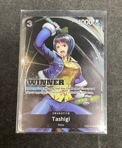 ONE PIECE TCG Winner Pack Vol.4 Tashigi ST06-006 Alt Art Promo NM-M English - Image 1