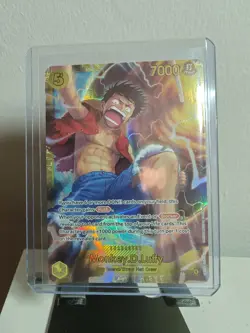 One Piece TCG Monkey.D.Luffy - Adventure on Kami's Island (OP15-EB04) SEC Foil - Image 1