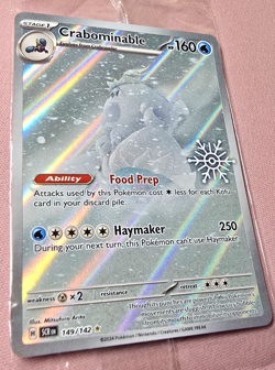 Crabominable | Holiday Calendar: Snowflake Stamp | Stellar Crown | 149/142 | Nm - Image 2