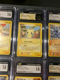 Pokemon Pop Series 1 Card Lot Of 12 CGC 10 Graded Cards - Image 3