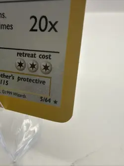 Pokemon TCG Kangaskhan Jungle Holo Card 5/64 Unlimited Rare, LP/NM Condition - Image 5