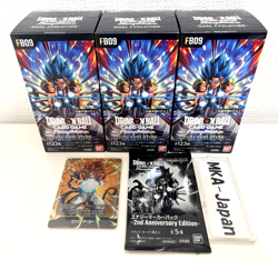 Dragon Ball Card Game Fusion World FB09 Booster Box Japanese 3BOX with Promo - Image 1