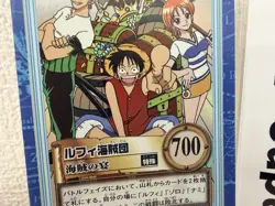 ONE PIECE Craddass Hyper Battle Luffy Pirates S1 1999 First stage Holo Card - Image 3