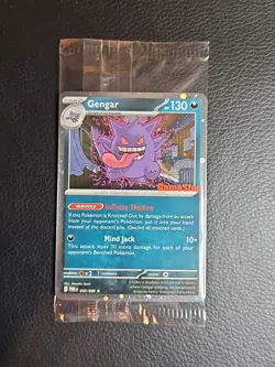 Gengar Promo Card Pokemon Perfect Order Gamestop Stamped 050/088 SEALED - Image 1