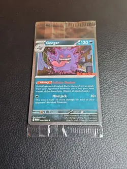 Gengar Promo Card Pokemon Perfect Order Gamestop Stamped 050/088 SEALED - Image 4