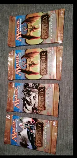 4 Conflux Booster Packs 2009 MtG Factory Sealed Magic The Gathering 15 Cards Ea. - Image 3