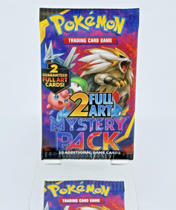 Pokemon TCG Full Art Mystery Sealed Pack 2 Full Art Guaranteed Per Pack 10 Cards - Image 1