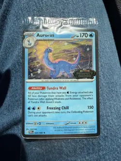 Pokemon Aurorus Promo Holo Card 024/088 Perfect Order Stamped - Image 1
