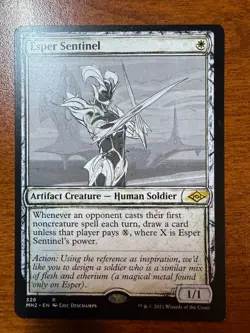 Showcase Esper Sentinel Modern Horizons 2 Rare MTG - Magic The Gathering - Image 1