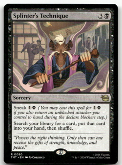 Splinter's Technique #80 (NM) TMT Magic MTG - Image 1