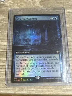 Magic: The Gathering Court of Cunning Extended Art Foil Rare Commander Legends - Image 1