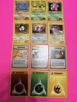 Lot Of 12 Pokemon Gym Heroes Cards- Vintage 2000 Wizards Of The Coast, NM-HP - Image 1