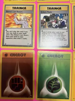 Lot Of 12 Pokemon Gym Heroes Cards- Vintage 2000 Wizards Of The Coast, NM-HP - Image 4