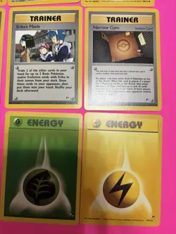 Lot Of 12 Pokemon Gym Heroes Cards- Vintage 2000 Wizards Of The Coast, NM-HP - Image 5