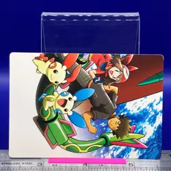 Rayquaza Plusle Pokemon Carddass Zukan Card Vintage Anime Game TCG Japanese #230 - Image 2