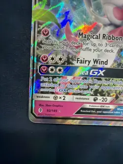 Pokemon TCG Sylveon GX Guardians Rising Ultra Rare Card 92/145 Mint - Image 5