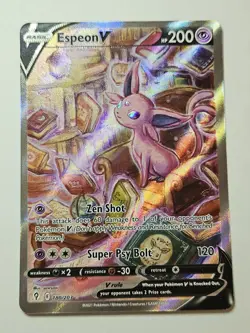 Espeon V Alt Art 180/203 Evolving Skies SWSH Pokemon TCG Card NM English⭐ - Image 1