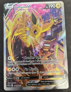 Jolteon V SWSH183 - Sword & Shield Black Star Promo - Pokemon NM - Image 1