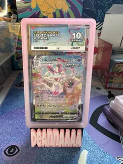 ACE 10 Sylveon VMAX 212/203 Pokemon Card Swsh07: Evolving Skies with guard - Image 1