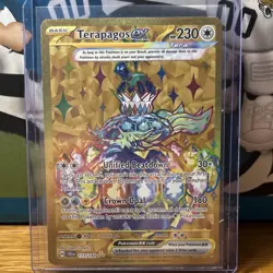 Pokemon Terapagos ex 173/142 Sv07 Stellar Crown Hyper Rare Full Art Holo EX 🏆 - Image 1