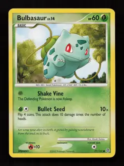 Bulbasaur 77/132 Common Secret Wonders Pokemon Moderately Played - Image 1