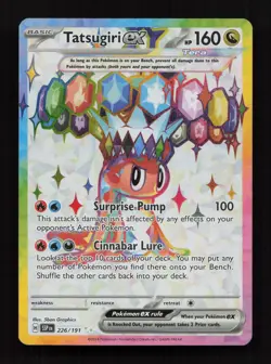 Tatsugiri ex 226/191 Ultra Rare Surging Sparks Pokemon Near Mint - Image 1