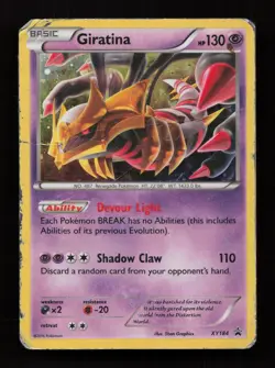 Giratina XY184 Promo XY Black Star Promos Pokemon DAMAGED - Image 1