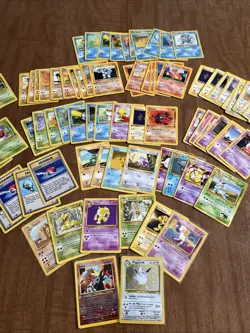 Pokemon Bulk Wotc 100 Card Vintage Lot 1st Edition Holo Rare Shadowless - Image 1