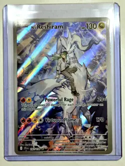 2025 Pokemon Journey Together N's Reshiram 167/159 Full Art Zoroark EX 098/159 - Image 2