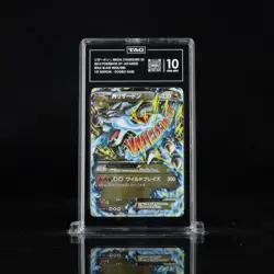 2014 Pokemon Japanese Wild Blaze Mega Charizard EX 055 1st Edition TAG 10 - Image 1