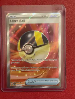 Pokemon Ultra Ball 264/217 Full Art Holo Trainer-Item Ascended Heroes NM - Image 1