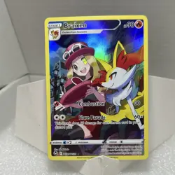 Pokemon Braixen Ultra Rare Full Art Holo TG01/30 Silver Tempest 90 HP - Image 1