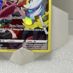 Pokemon Braixen Ultra Rare Full Art Holo TG01/30 Silver Tempest 90 HP - Image 4