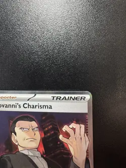 Pokemon TCG Giovanni's Charisma Full Art Holo Ultra Rare 197/165 - Image 4