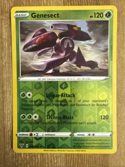 Genesect Vivid Voltage 016/185 Reverse Holo Pokemon TCG VLP - Image 1