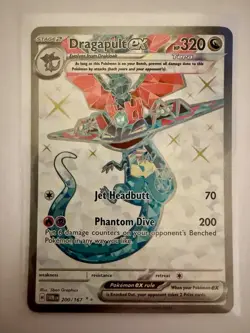 Dragapult EX 200/167 Ultra Rare Holo Twilight Masquerade Pokemon TCG NM - Image 1