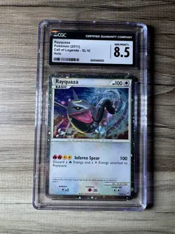 Pokemon Shiny Rayquaza SL10 Call of Legends Holo Ultra Rare: CGC 8.5 Clean! - Image 1