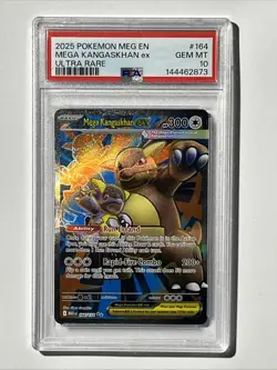 2025 POKEMON MEG EN-MEGA EVOLUTION ULTRA RARE #164 MEGA KANGASKHAN EX PSA 10 - Image 1