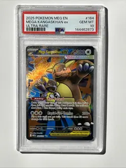 2025 POKEMON MEG EN-MEGA EVOLUTION ULTRA RARE #164 MEGA KANGASKHAN EX PSA 10 - Image 2