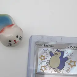 Pokemon Snorlax Shiny Rare Holo SV: Paldean Fates 202/091 Basic 150 HP - Image 2