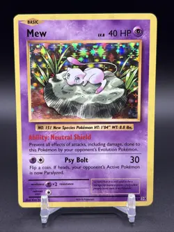 Pokemon TCG Mew 53/108 Holo Rare Evolutions NM - Image 1