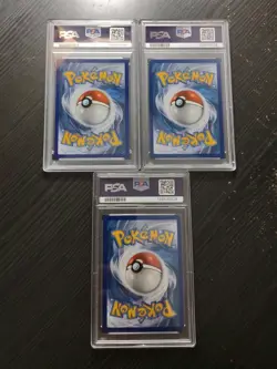 Pokemon McDonald's 25th Anniversary SQUIRTLE CHARMANDER BULBASAUR Holo PSA 9 - Image 2