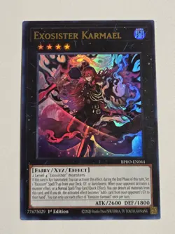 Exosister Karmael BPRO-EN044 Ultra Rare Yugioh 1st Edition Burst Protocol Mint - Image 1