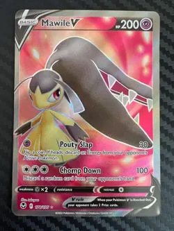 Pokemon TCG Mawile V 178/195 Silver Tempest Ultra Rare Holo NM - Image 1