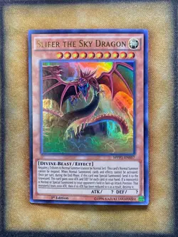 Yugioh Slifer the Sky Dragon MVP1-EN057 Ultra Rare 1st Ed NM - Image 1