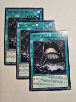Yu Gi Oh - 3x LED9-EN021 Sea Stealth II - Rare - Image 1