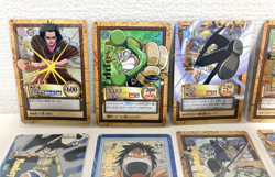 One Piece Carddass Hyper Battle Gold Foil Stamping Set of 10 Japanese Rare - Image 2